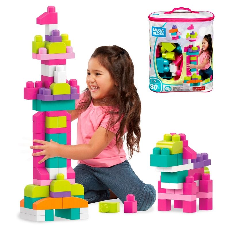 ANSALDO - Mega Block Gran Bolsa Rosa Para Construir