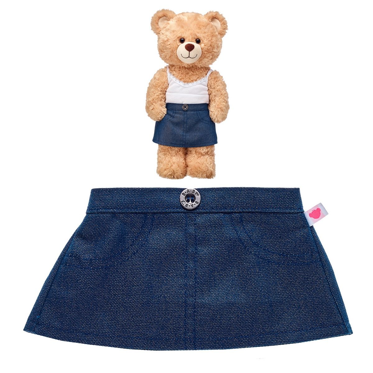 BUILD A BEAR - Pollera Build a Bear blue jeans para peluches