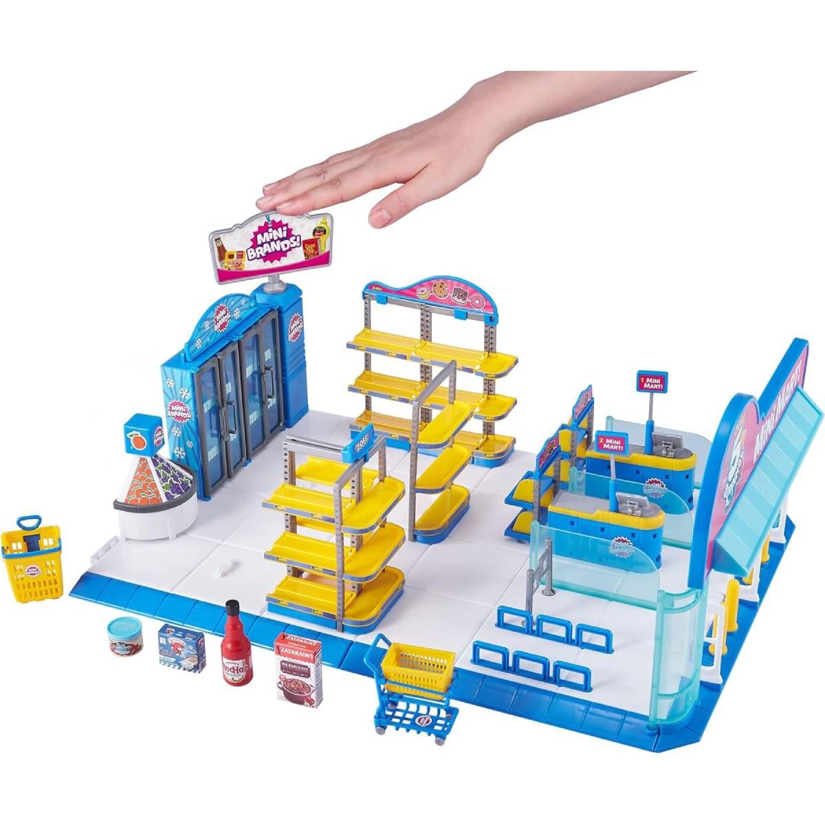 ZURU - Mini Supermercado Con 26 Piezas Mini Brands