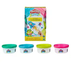 PLAY DOH - Mundo De Texturas Elastix - Pack 4 Colores Espacio