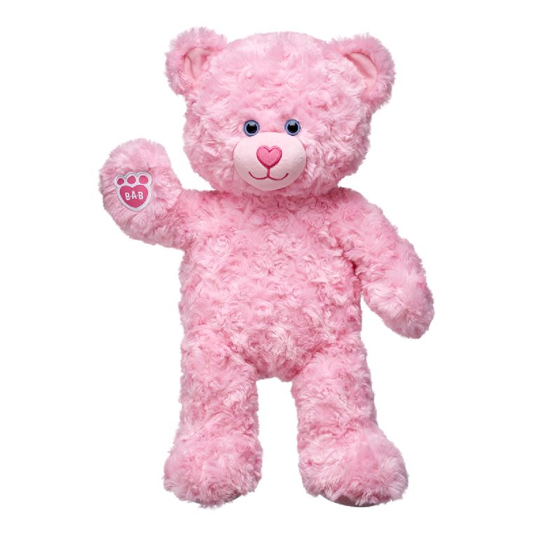Peluche osito clasico rosado