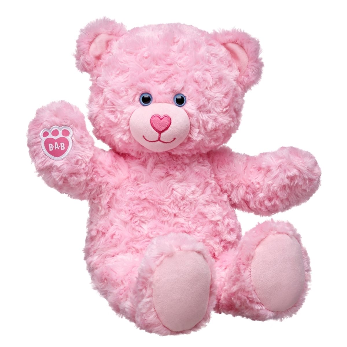 BUILD A BEAR - Peluche Build a Bear osito clásico rosado