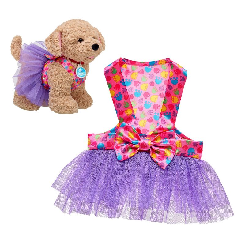 BUILD A BEAR - Vestido Promise Pet Fucsia Con Falda Tul Build A Bear