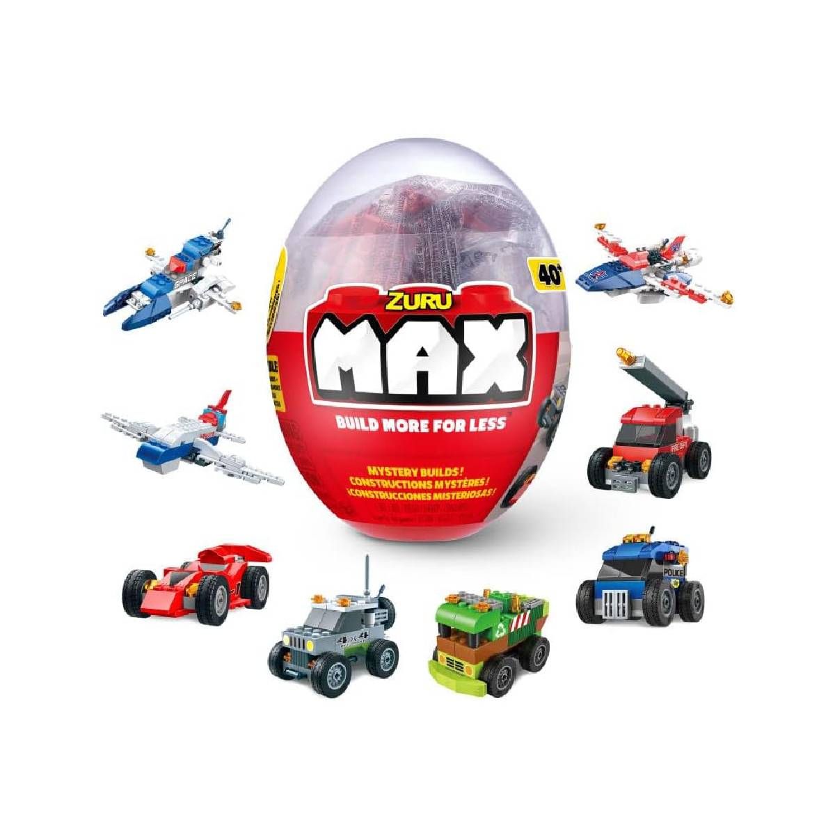 ANSALDO - Bloques MAX 70 piezas en huevo para construcción