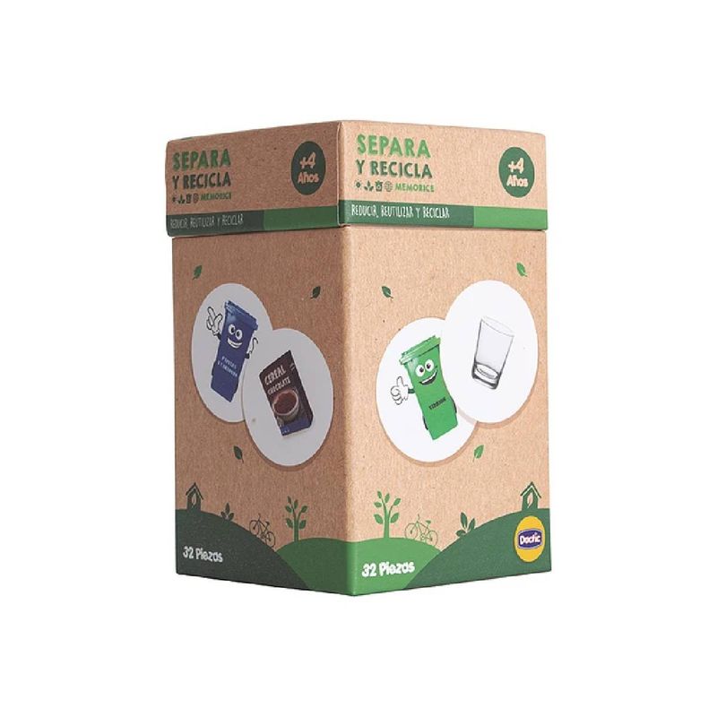 DACTIC - Memorice Separa Y Recicla 32pzs Dactic