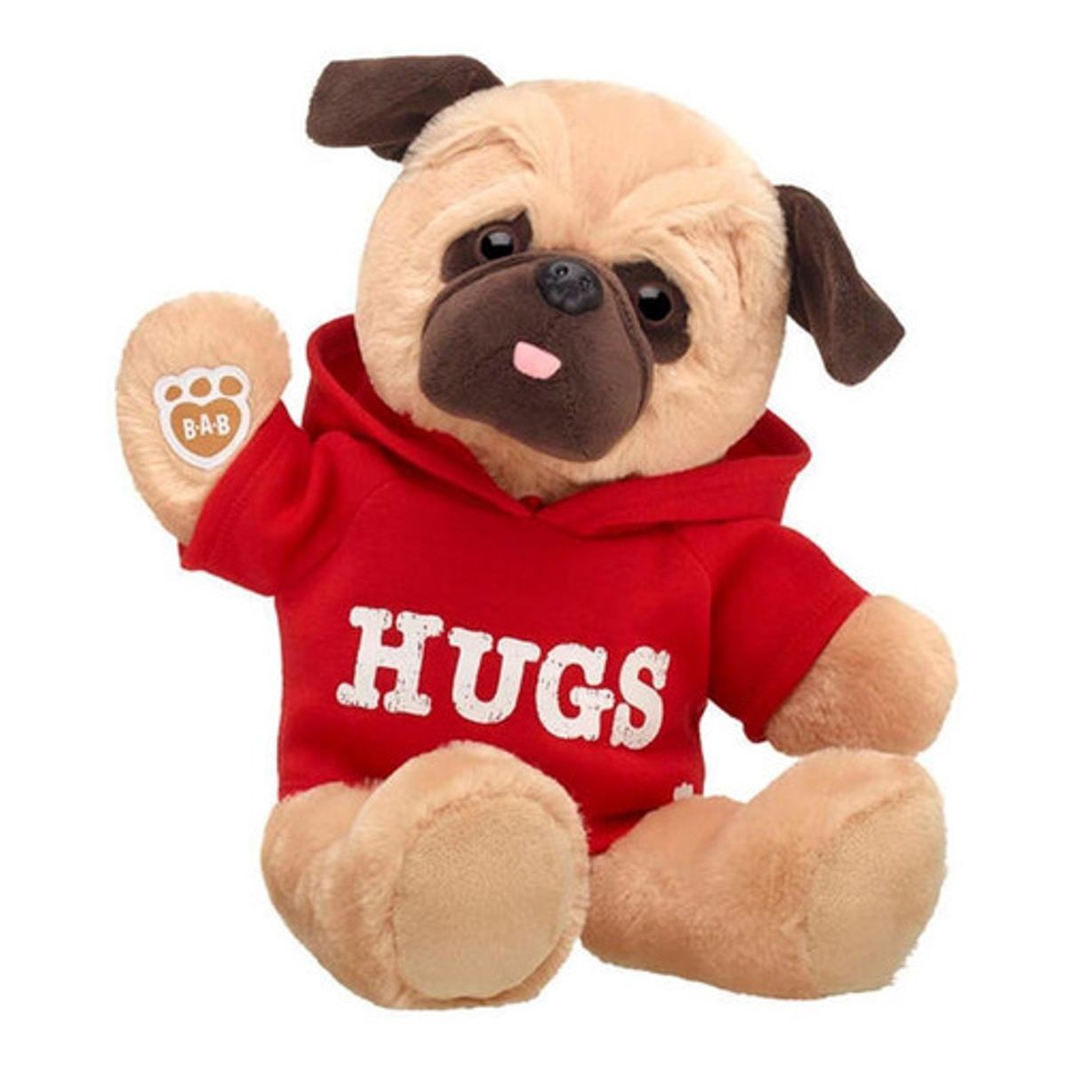BUILD A BEAR - Polera Build a Bear roja con estampado Hugs