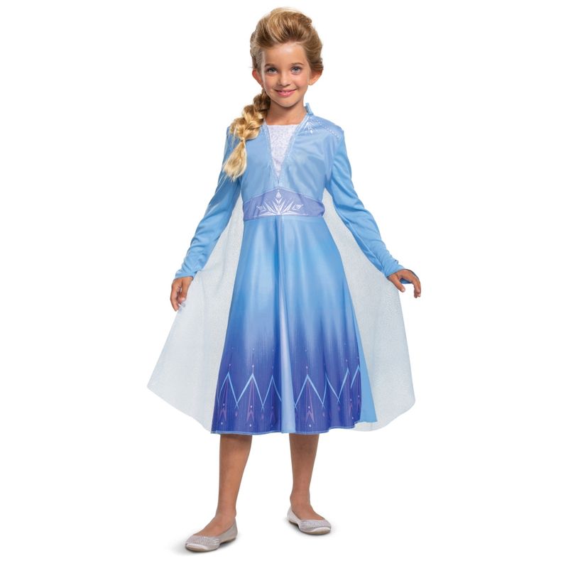 FROZEN - Disfraz Frozen Básico Elsa Intek - Talla M (7-9)