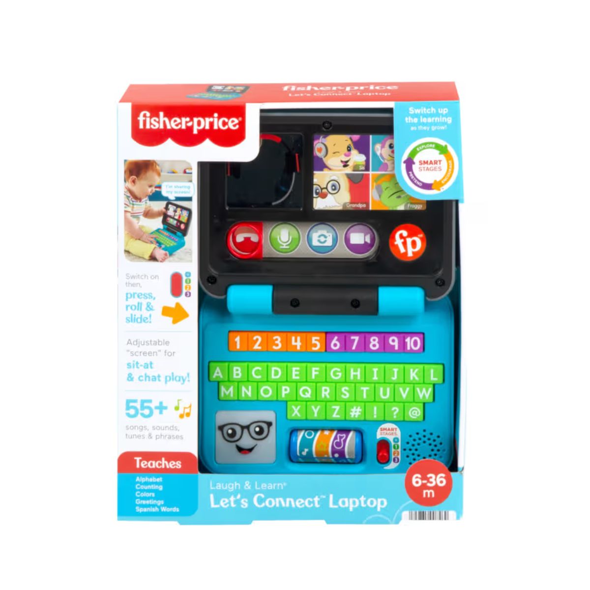 FISHER PRICE - Fisher Price Ríe Y Aprende Mi Primer Laptop De Aprendizaje