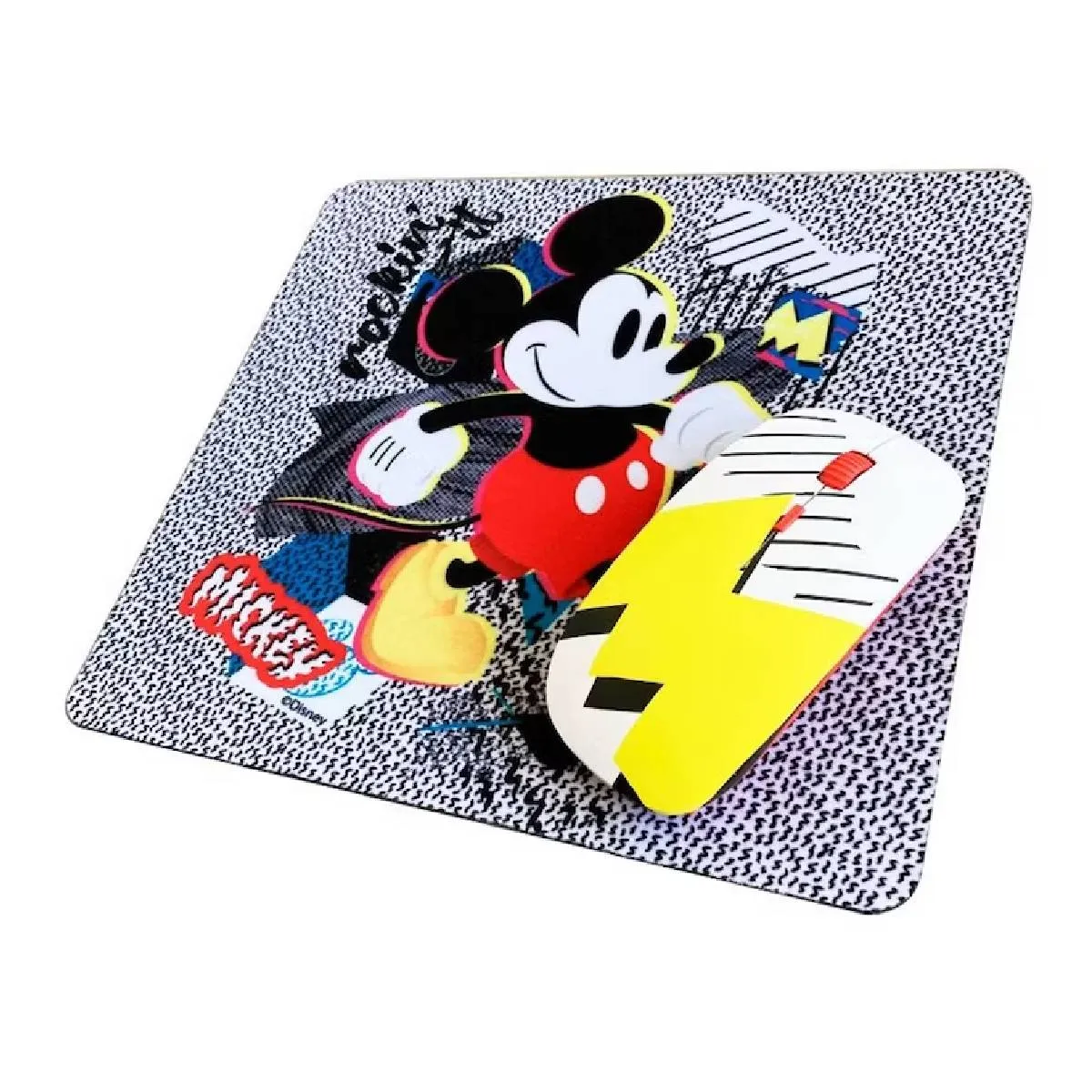 MICKEY MOUSE - Kit Mouse Inalambrico Y Mouse Pad Mickey