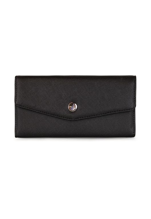 Billetera de mujer Ziggy negra Negro TALLA UNICA