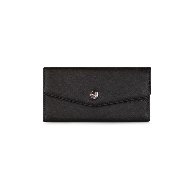 NAUTICA - Billetera de mujer Ziggy negra NAUTICA