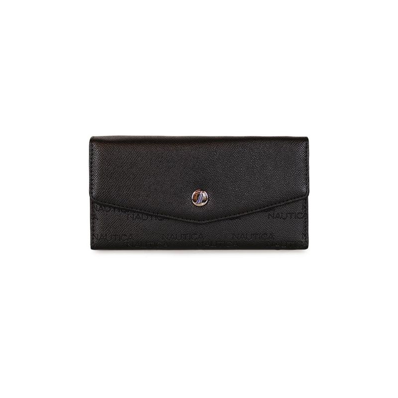 NAUTICA - Billetera de mujer Sunset negra NAUTICA