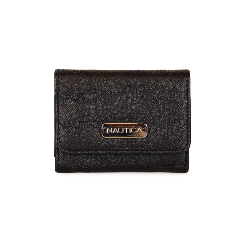 NAUTICA - Billetera de mujer Trinii negra NAUTICA