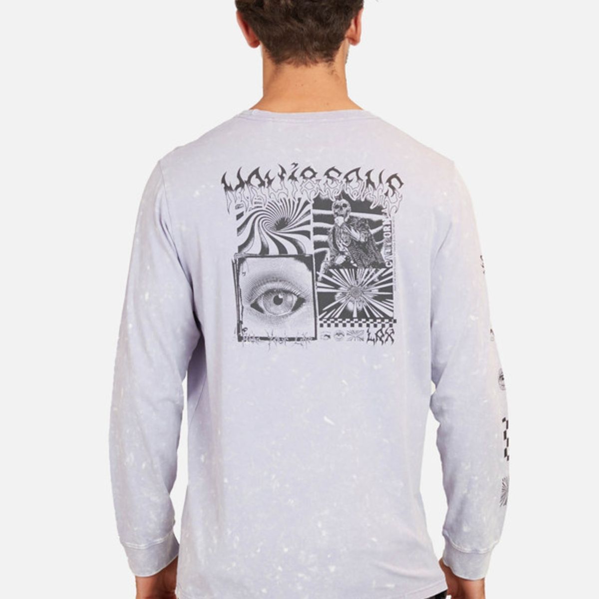 MAUI AND SONS - Polera Punk Psychedelic Surf Hombre Morado Maui And Sons