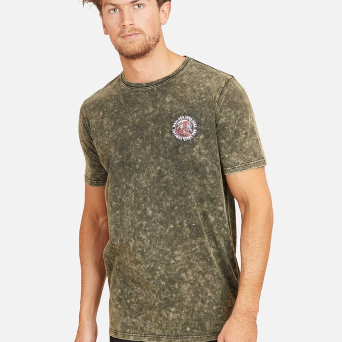 MAUI AND SONS - Polera Holy Bead Sstee Hombre Verde Maui And Sons