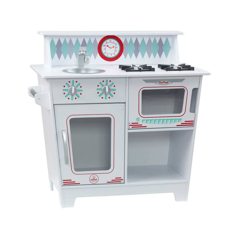 ANSALDO - Cocina Clasica De Madera Con Horno, Encimera, Microondas, La