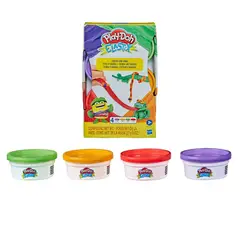 PLAY DOH - Mundo De Texturas Elastix - Pack 4 Colores Animales