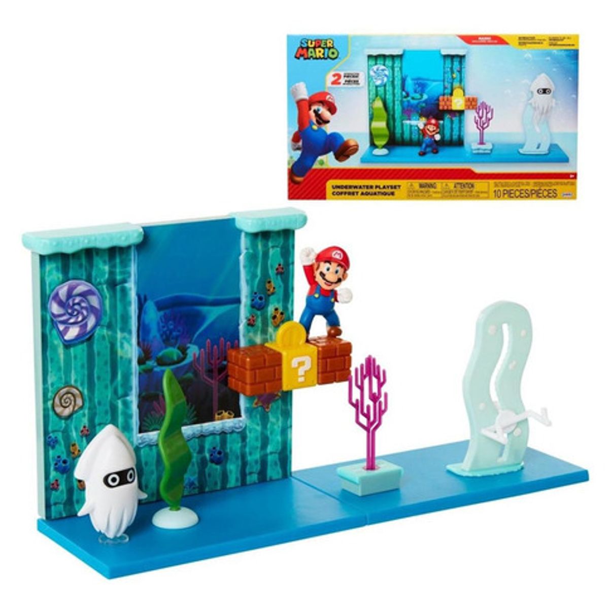 NINTENDO - Figura de acción Nintendo colección Mario Bros bajo el agua