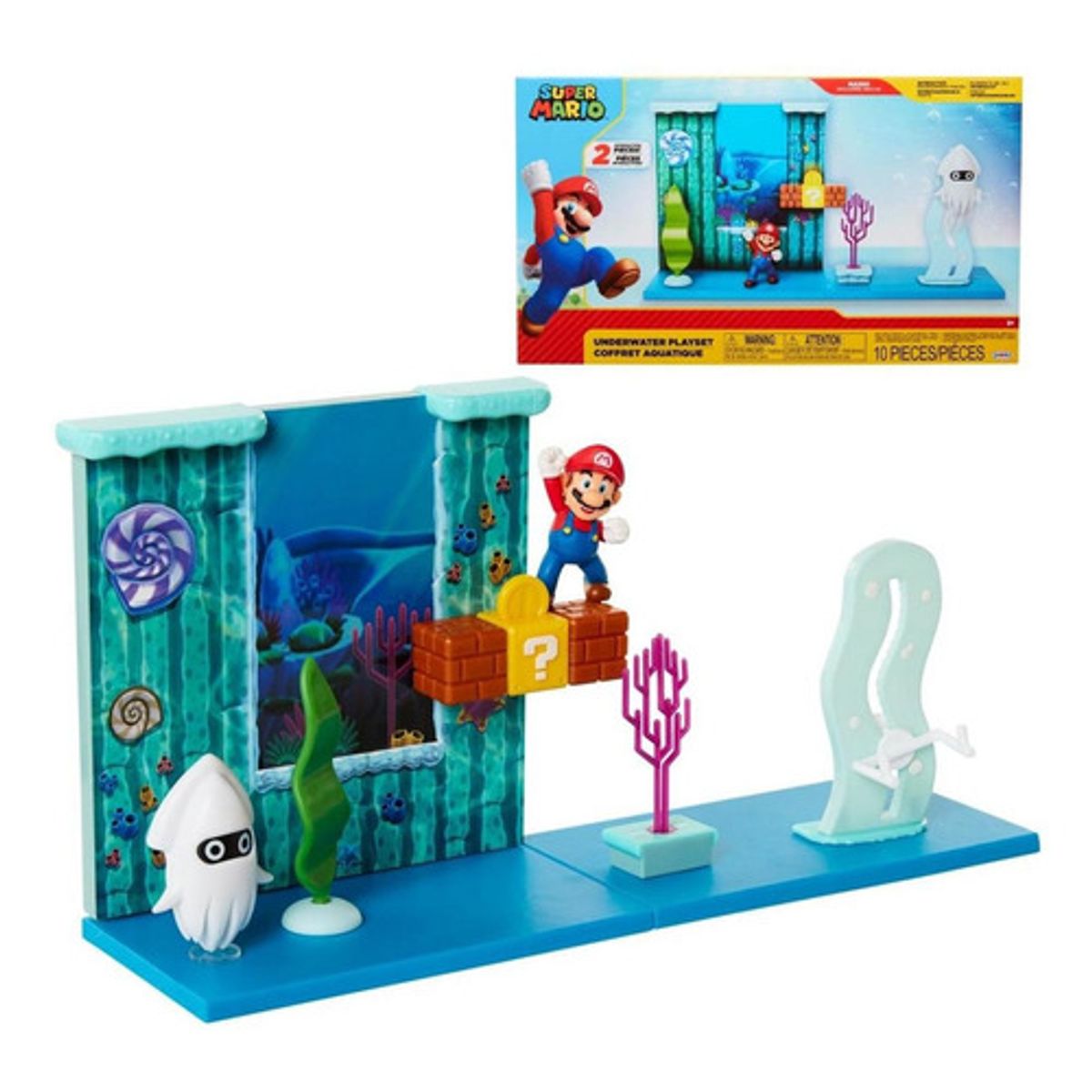 NINTENDO - Figura de acción Nintendo colección Mario Bros bajo el agua
