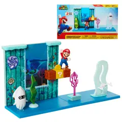 NINTENDO - Figura de acción colección Mario Bros bajo el agua