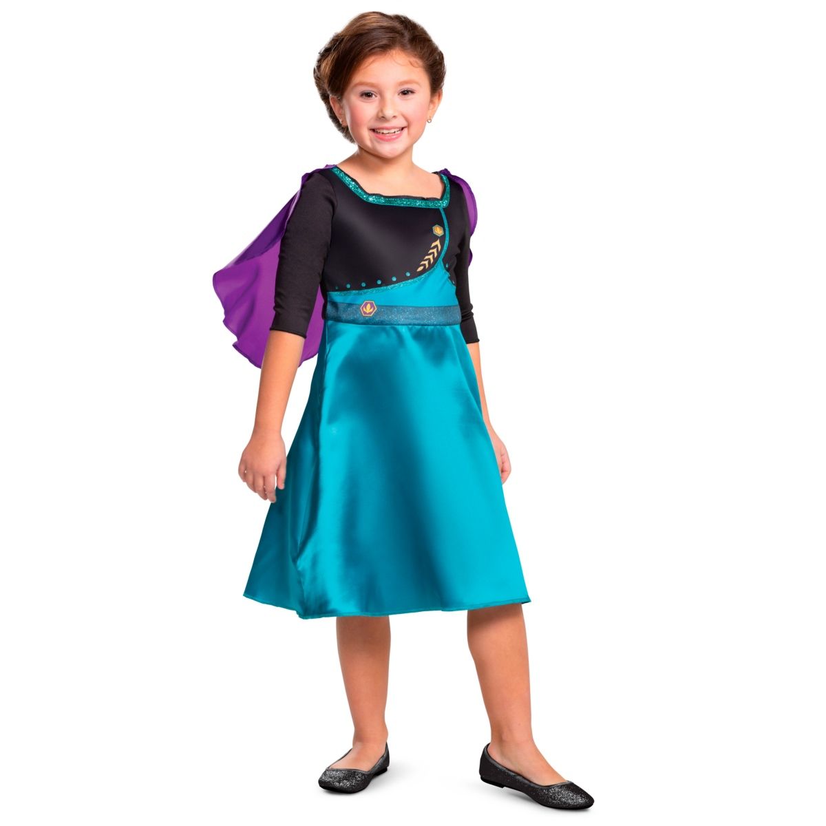 DISNEY - Disfraz Reina Anna Frozen - Talla S/p (4-6x)
