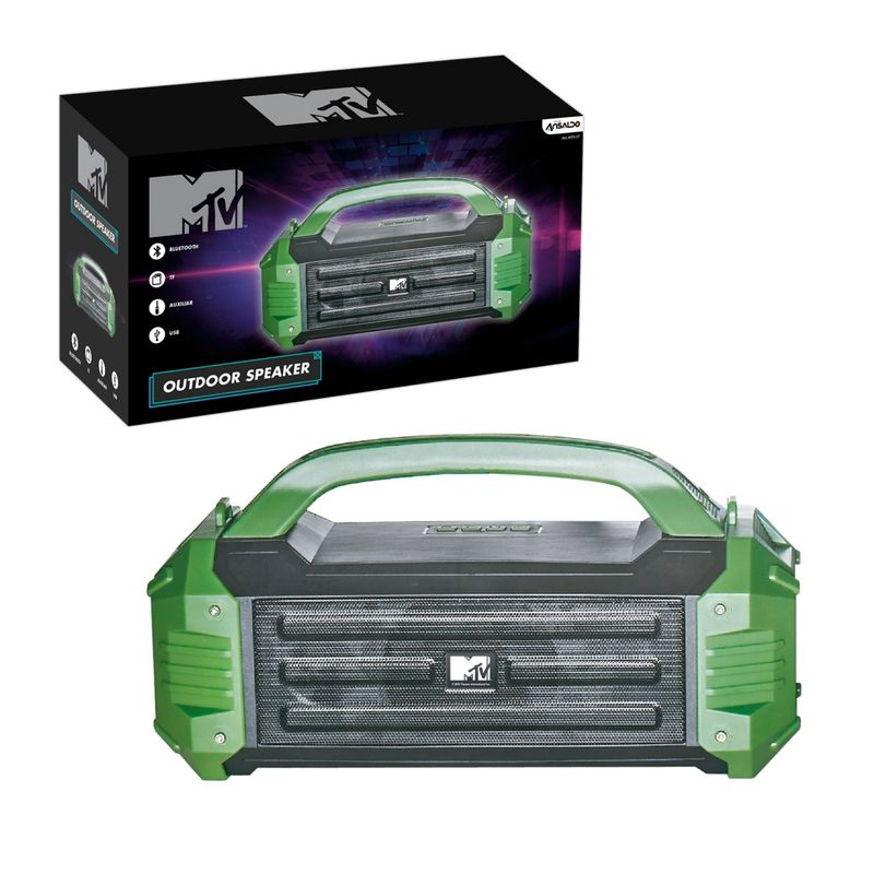 MTV - Parlante Outdoor Con Asa Portacelular Bluetooth Mtv