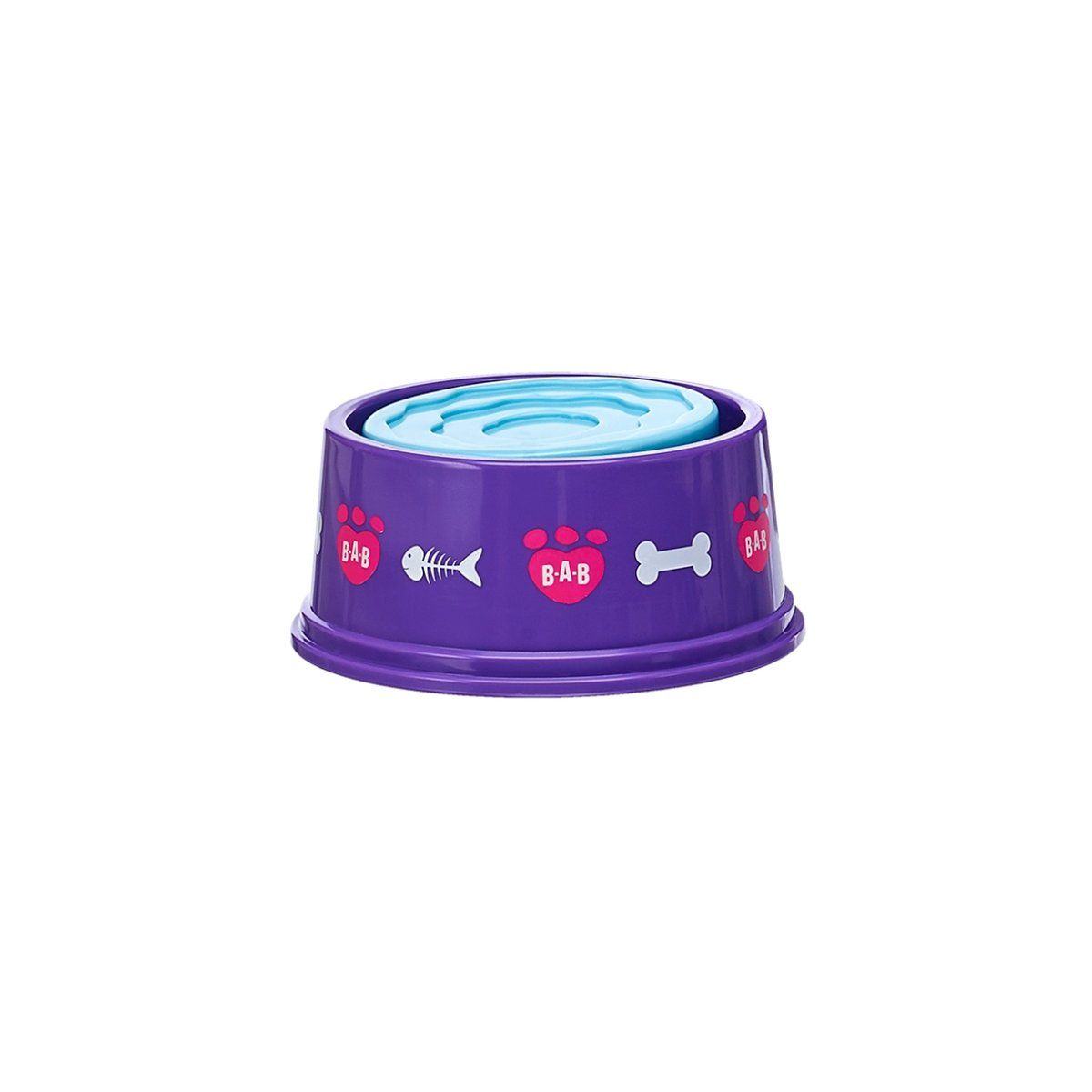 BUILD A BEAR - Bowl para comida Build a Bear diseño patitas y pescaditos