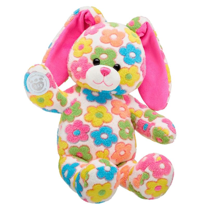 BUILD A BEAR - Peluche Conejito Flores 25 Aniversario Build-a-bear