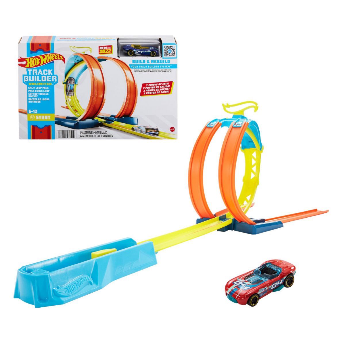 HOT WHEELS - Hot Wheels Componentes - Pack De Loops Divididos