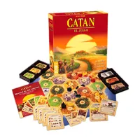 Juego de mesa Catan 6 piezas estrategia y construcción