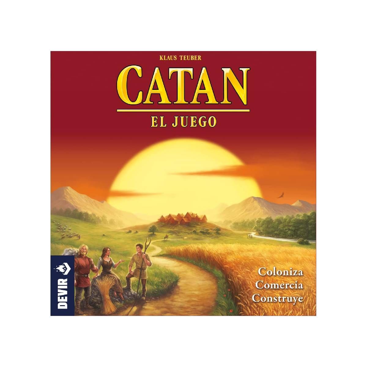 ANSALDO - Juego de mesa Catan 6 piezas estrategia y construcción