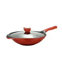 AMERCOOK - Wok Aluminio Forjado Alfetta de 32 cms.