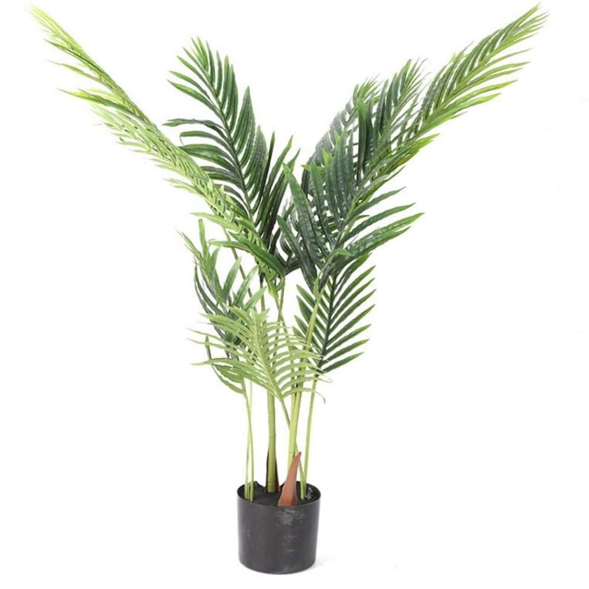 WAKESHOME - Planta Decorativa Artificial Palmera Simulacion Planta Natural