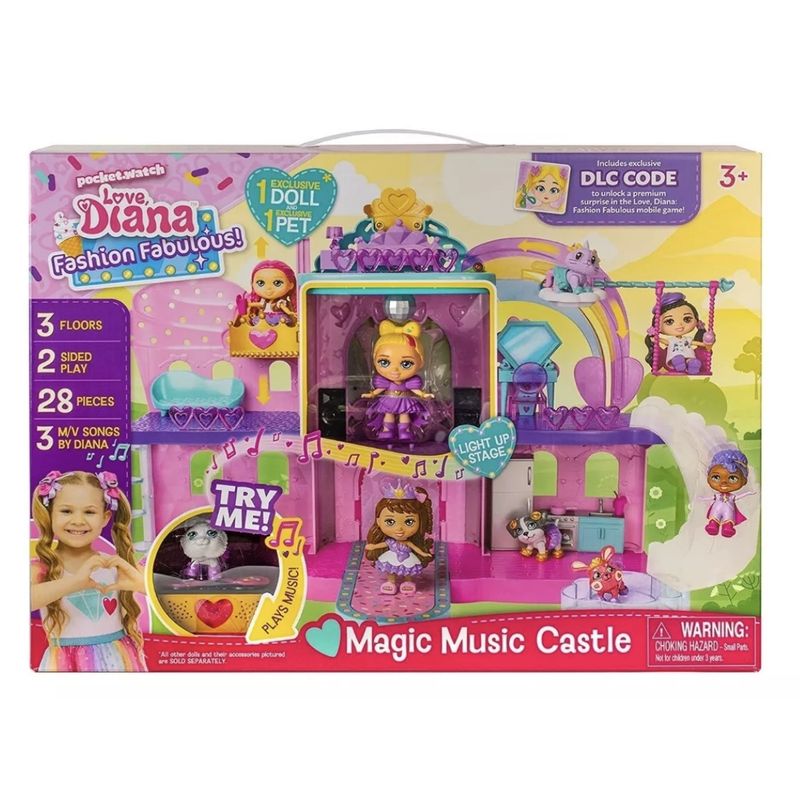 TM TOYS - Love Diana Fabuloso Set De Castillo Musical
