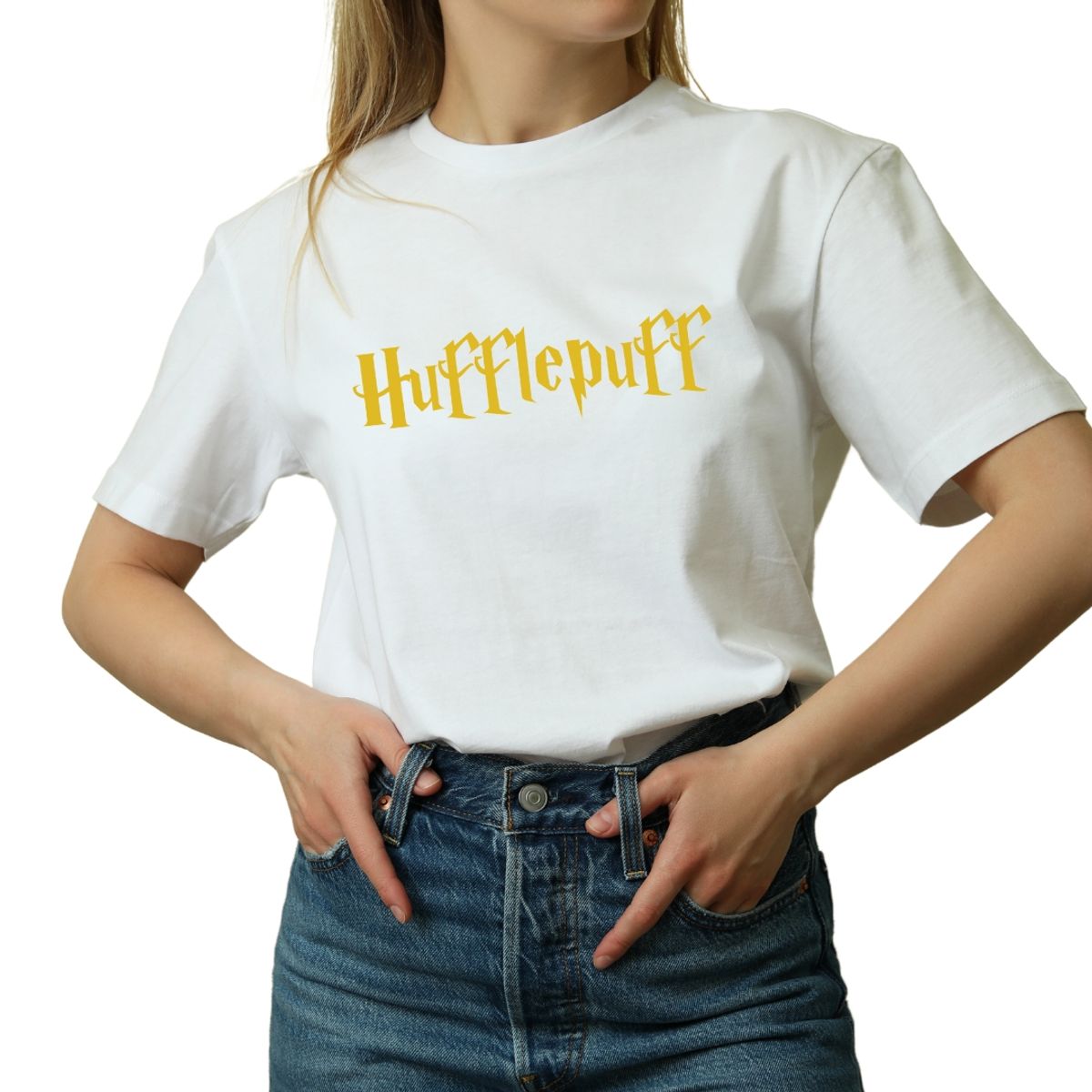 GENERICO - Polera - Harry Potter - Hufflepuff - Manga Corta