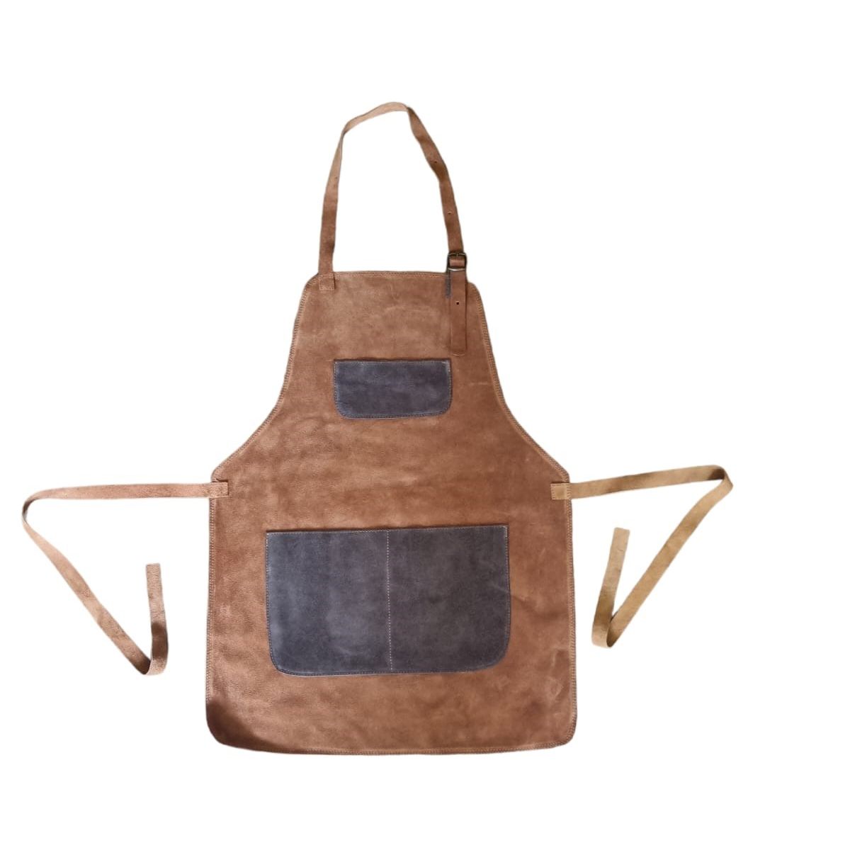 MUNDO PIEL - Pechera de Cuero Café Claro Mundo Piel