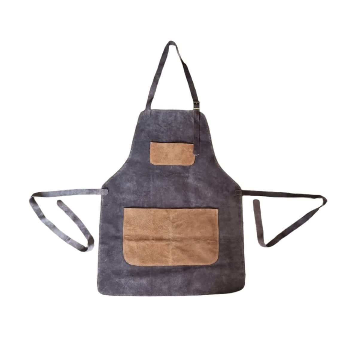 MUNDO PIEL - Pechera de Cuero Cafe Oscuro Mundo Piel