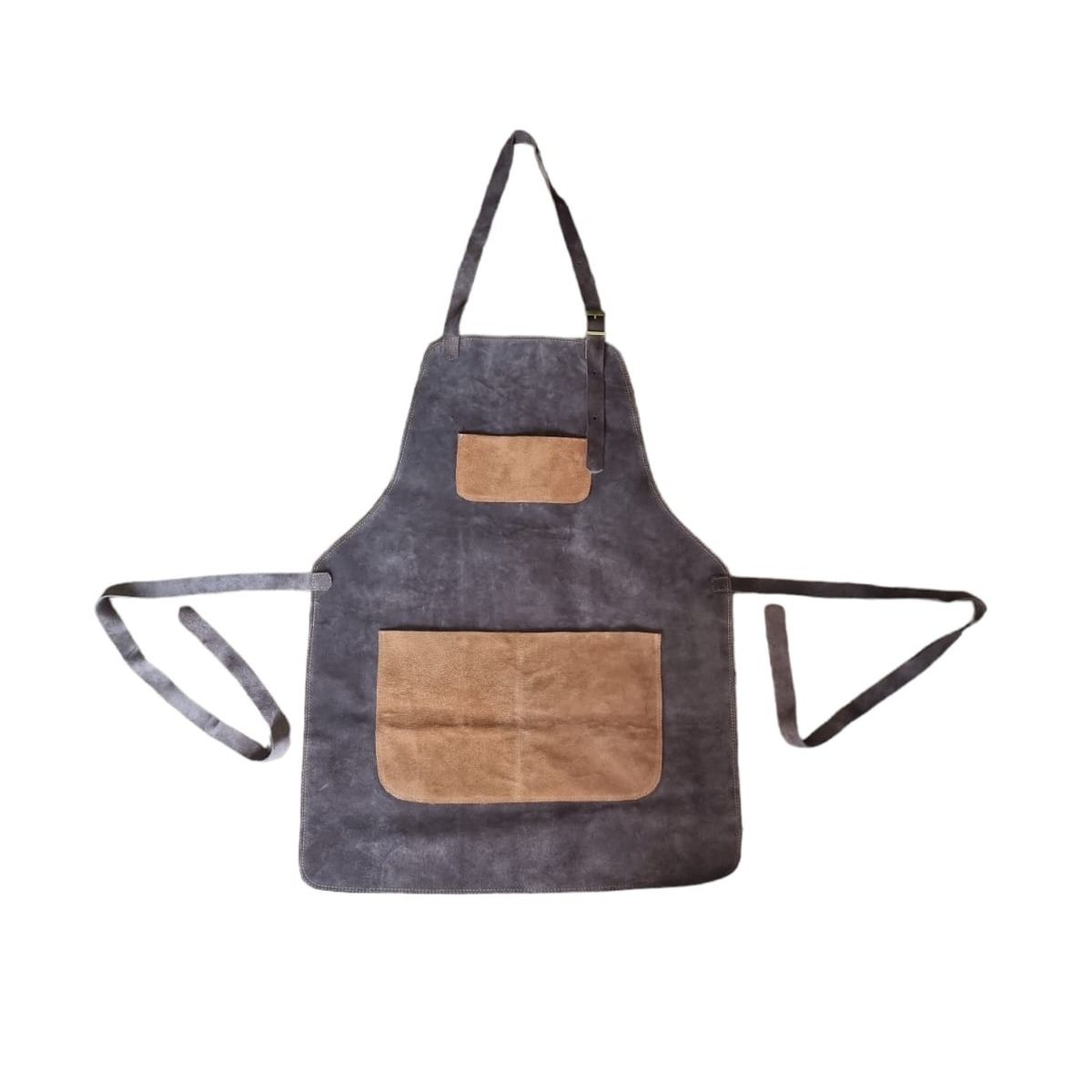 MUNDO PIEL - Pechera de Cuero Cafe Oscuro Mundo Piel