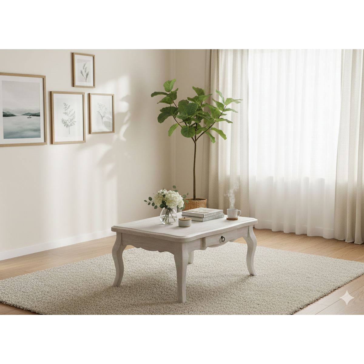 MUEBLES NATIVA - Mesa de Centro Normando Vintage