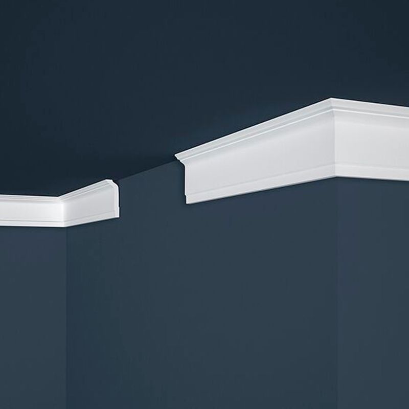 MARBET DESIGN - Moldura Cornisa E32 Ps 51x28mm x 2mts Caja 90 unds