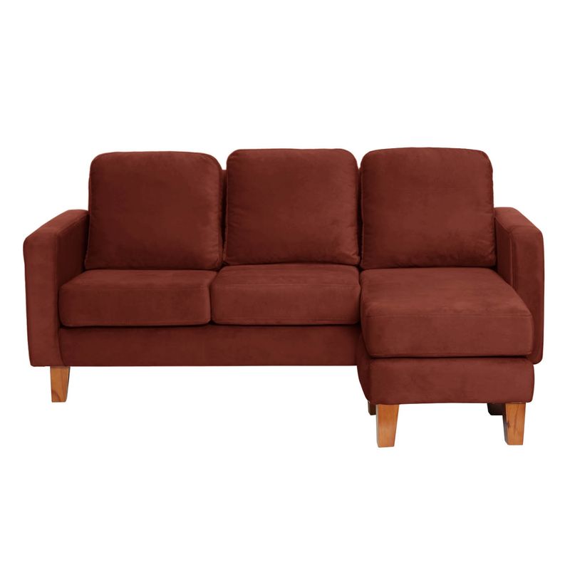LATAM HOME - SECCIONAL VENECIA INTERCAMBIABLE TELA VELVET CHOCOLATE