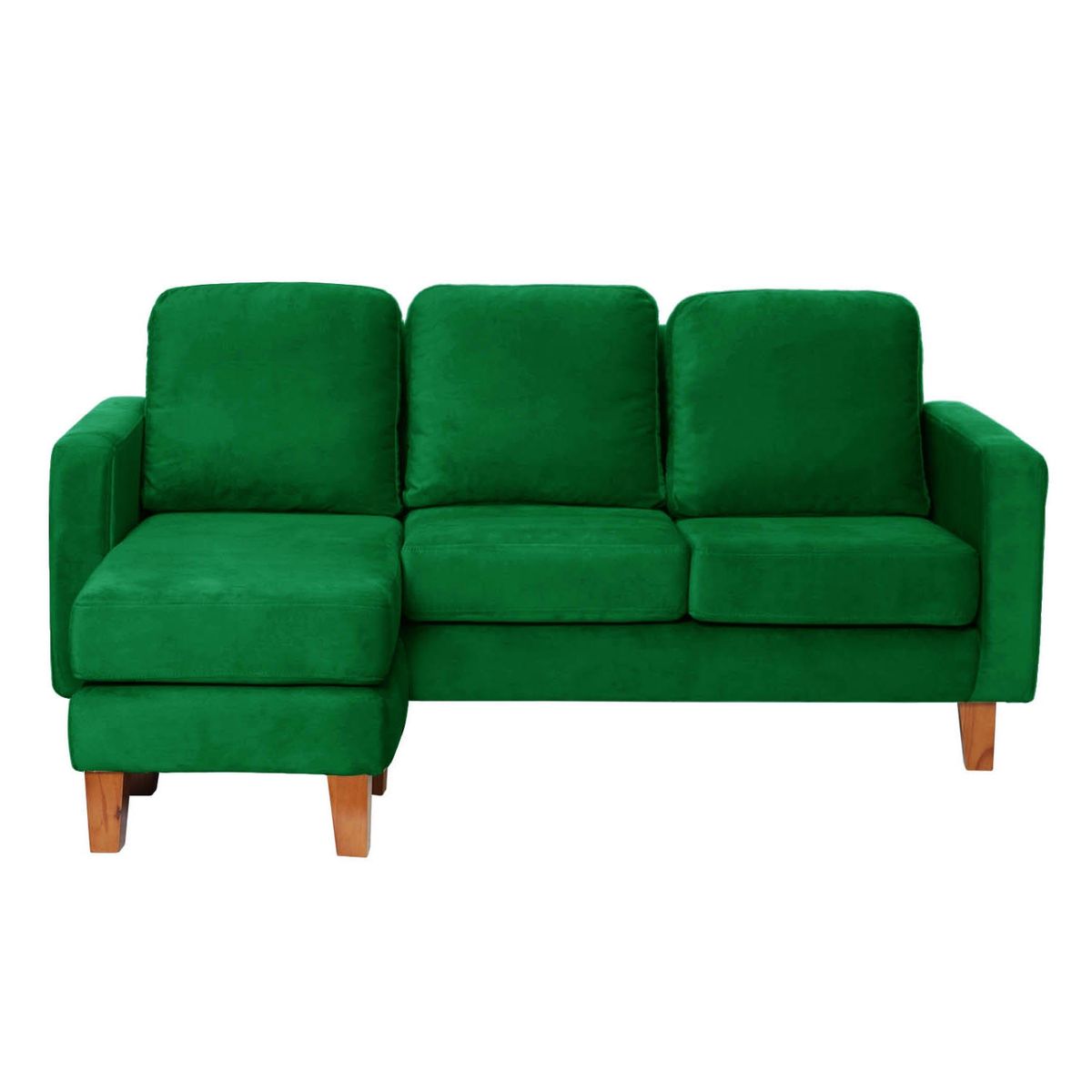 LATAM HOME - SECCIONAL VENECIA INTERCAMBIABLE TELA VELVET VERDE
