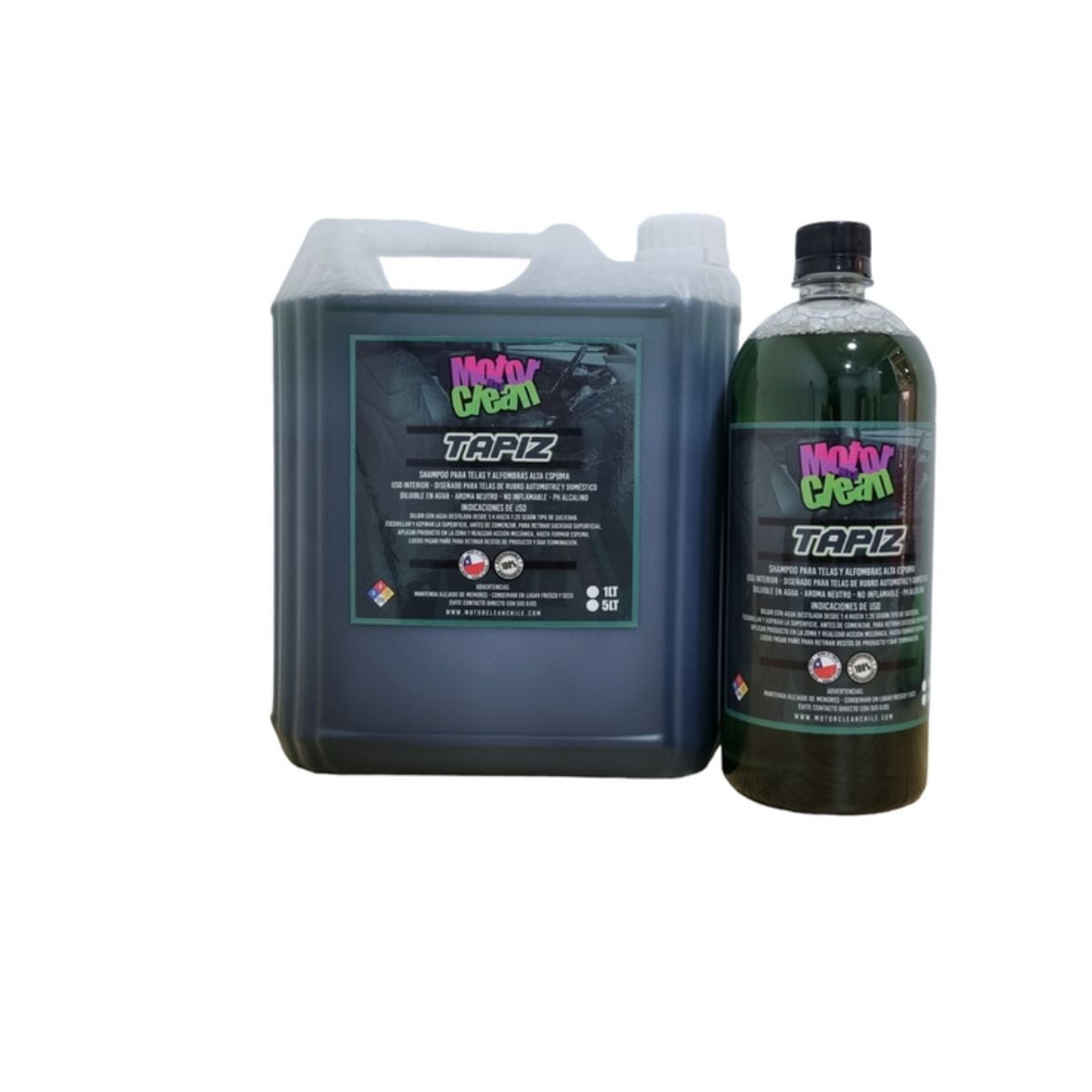 GENERICO - Shampoo Tapiz Alta espuma 1L MotorClean