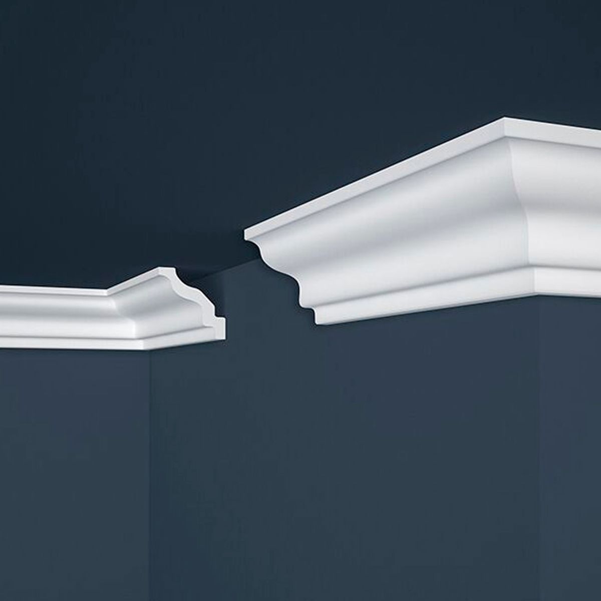 MARBET DESIGN - Cornisa E8 72x72mm x 2mts Caja 39unds