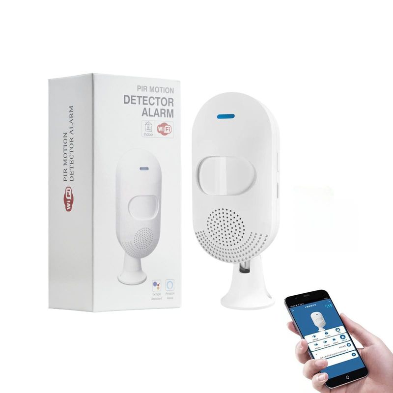 SMART LIFE - Sensor De Movimiento Pir Wifi Infrarrojo con Sirena