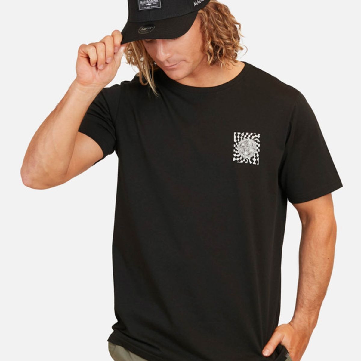 MAUI AND SONS - Polera Cookie Madness Ss Tee Hombre Negro Maui And Sons