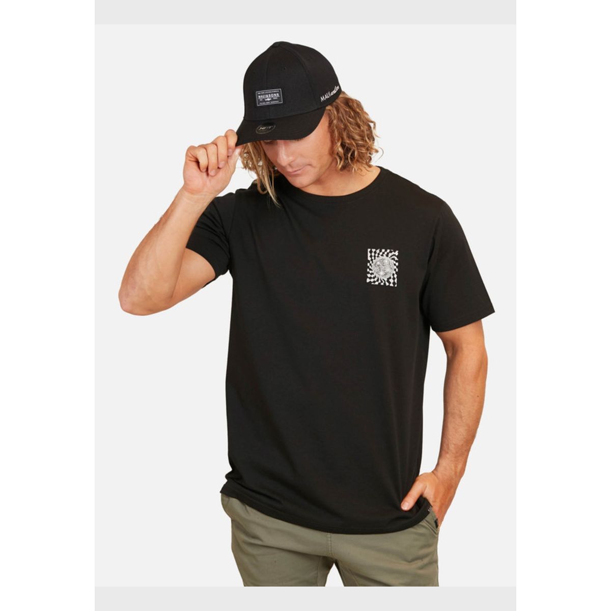 MAUI AND SONS - Polera Cookie Madness Ss Tee Hombre Negro Maui And Sons