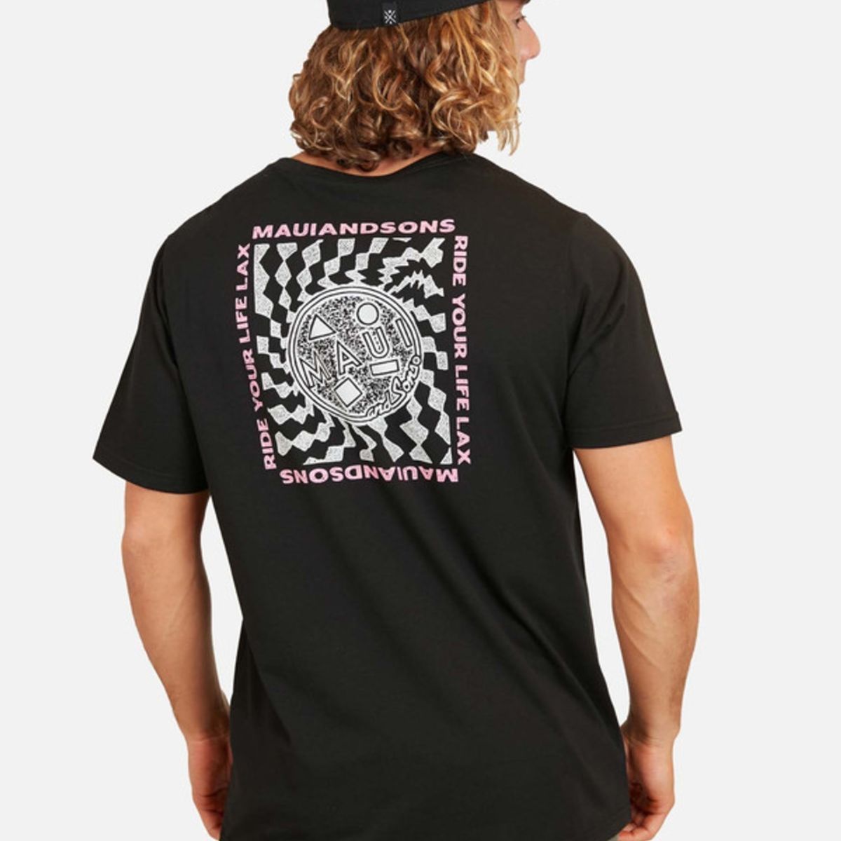 MAUI AND SONS - Polera Cookie Madness Ss Tee Hombre Negro Maui And Sons