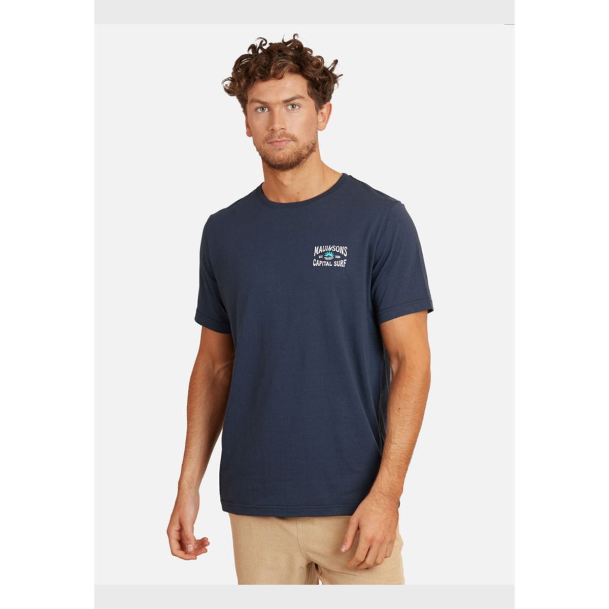 MAUI AND SONS - Polera Capital Surf Hombre Azul Maui And Sons
