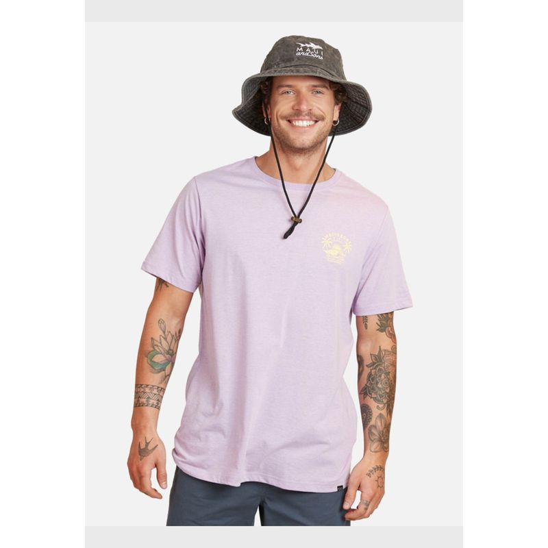 MAUI AND SONS - Polera Surf Paradise Ss Tee Hombre Morado Maui And Sons